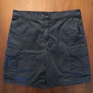 Faded Glory Men's 40 Cargo Shorts  Dark Gray